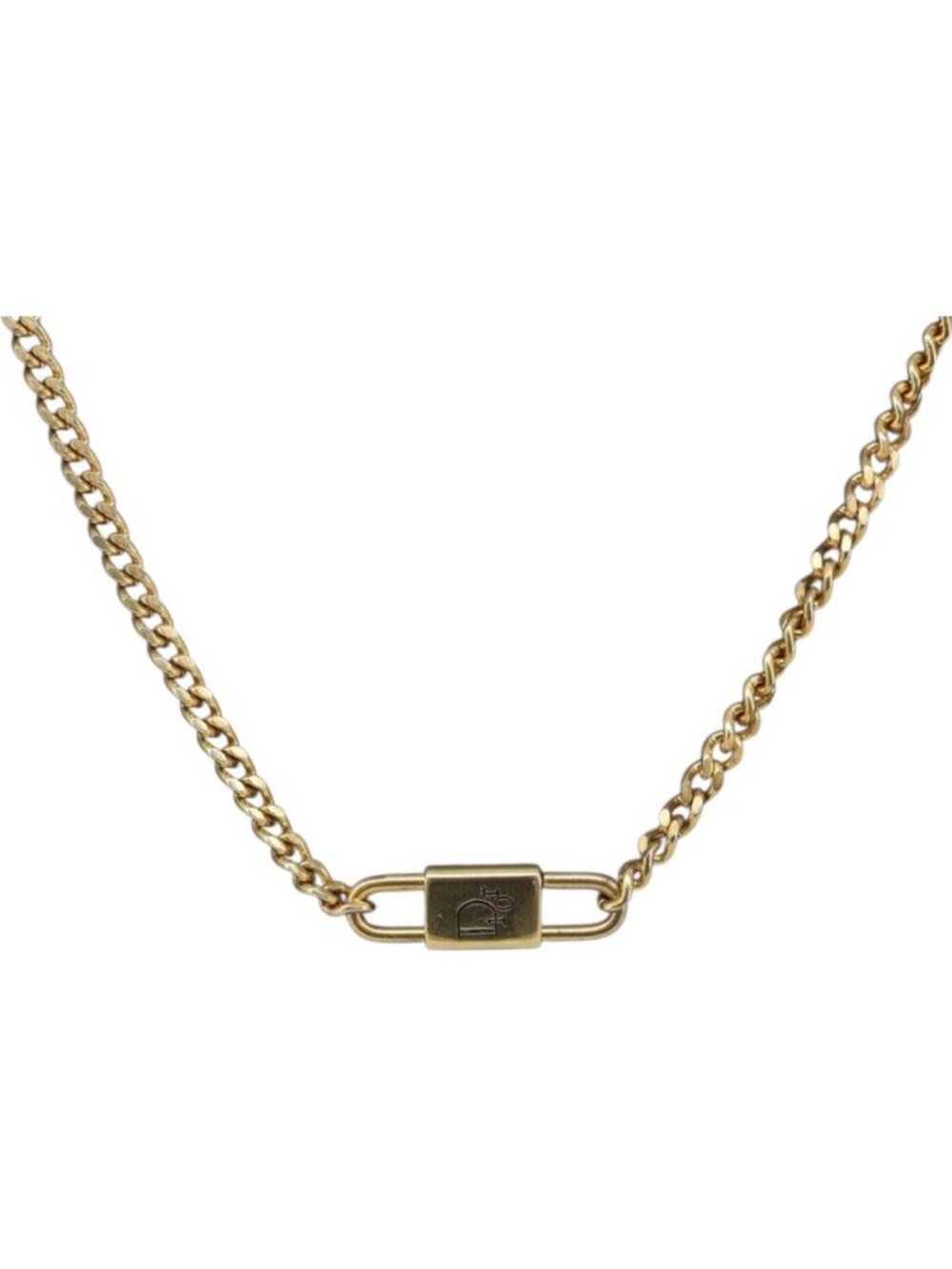 Christian Dior Necklace metal Gold Tone